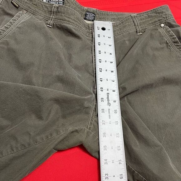 Kuhl Ramblr Dark Green Hiking Outdoor Utility Shorts Size 38 - Picture 6 of 10